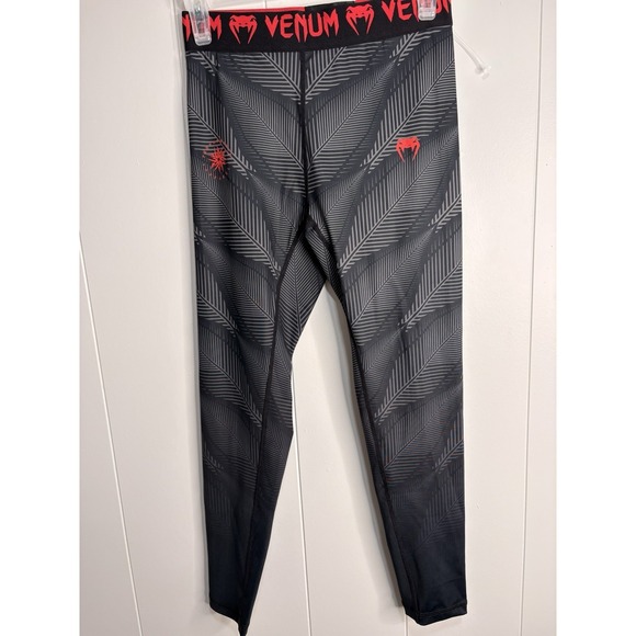 Venum Pants - Venum Phantom Leggings Black Red Womens Small MSRP $69.99 active ware gym